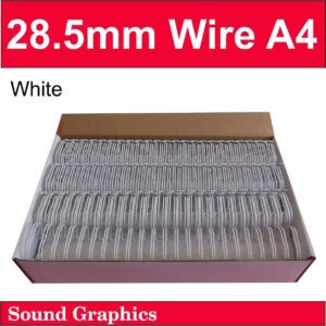 28mm Twinloop Binding Wire Box Of 25 - White