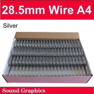 28mm Twinloop Binding Wire Box Of 30 - Silver